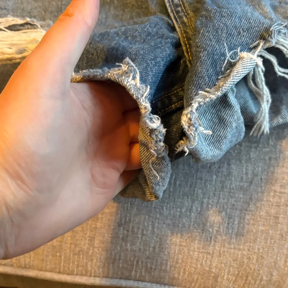 Denim Distressed Women Shorts